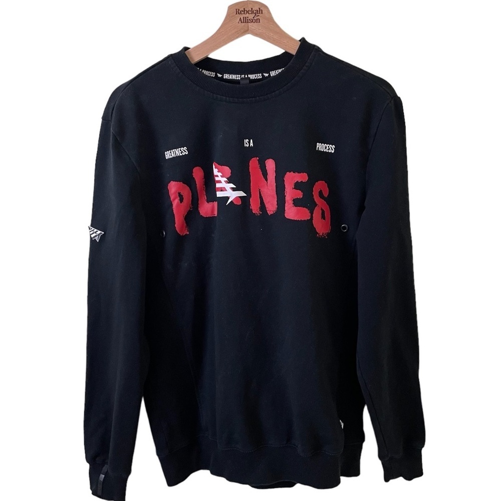 Paper Planes by Jay Z Crewneck Sweatshirt in Black Men's Size Small EXCELLENT